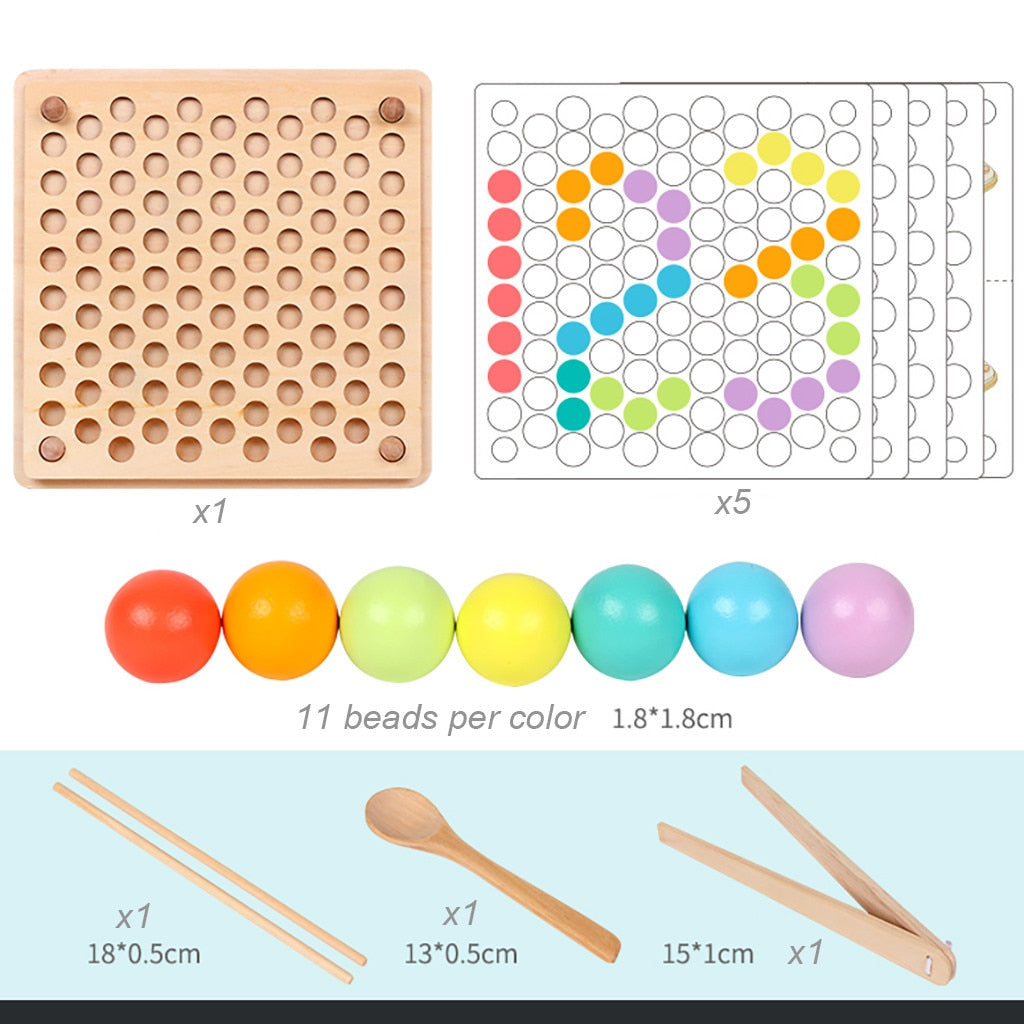 Wooden Beads Board Game
